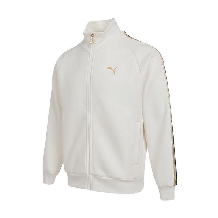 PUMA Jackets Men s White Stand Collar Moderate Other 635854-65 2XL