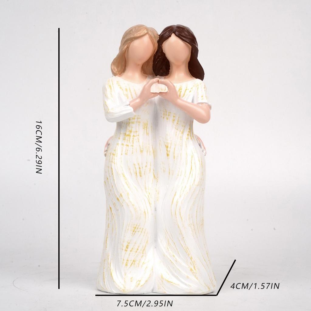 Sister Figurines Gift, Sister Birthday Gifts from Sister: Friendship Christmas Thanksgiving Gift for Sisters Best Friends Women
