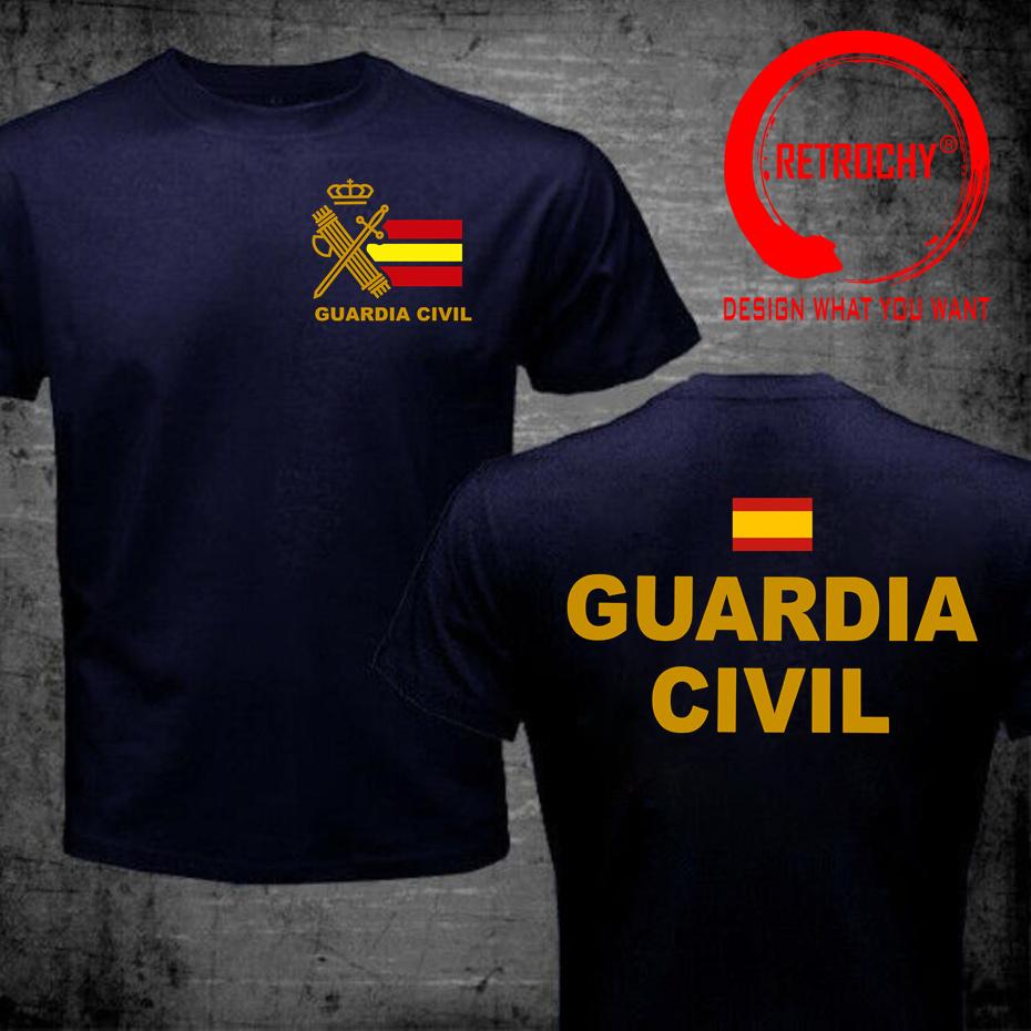Guardia Civil EspaA Spain Flag T Shirt Fashion Trendy Casual Clothing Stylish Hiphop Tops Tee Shirt Leisure Tshirt Unisexs TShirt
