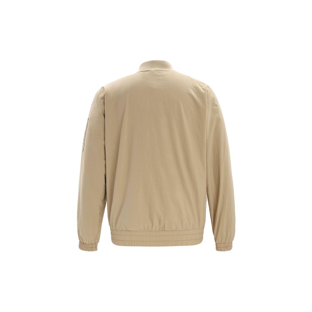 Timberland Solid Logo Outdoor Water-Resistant Casual Jacket Men Jacket Cane-Yellow A4225-DH4
