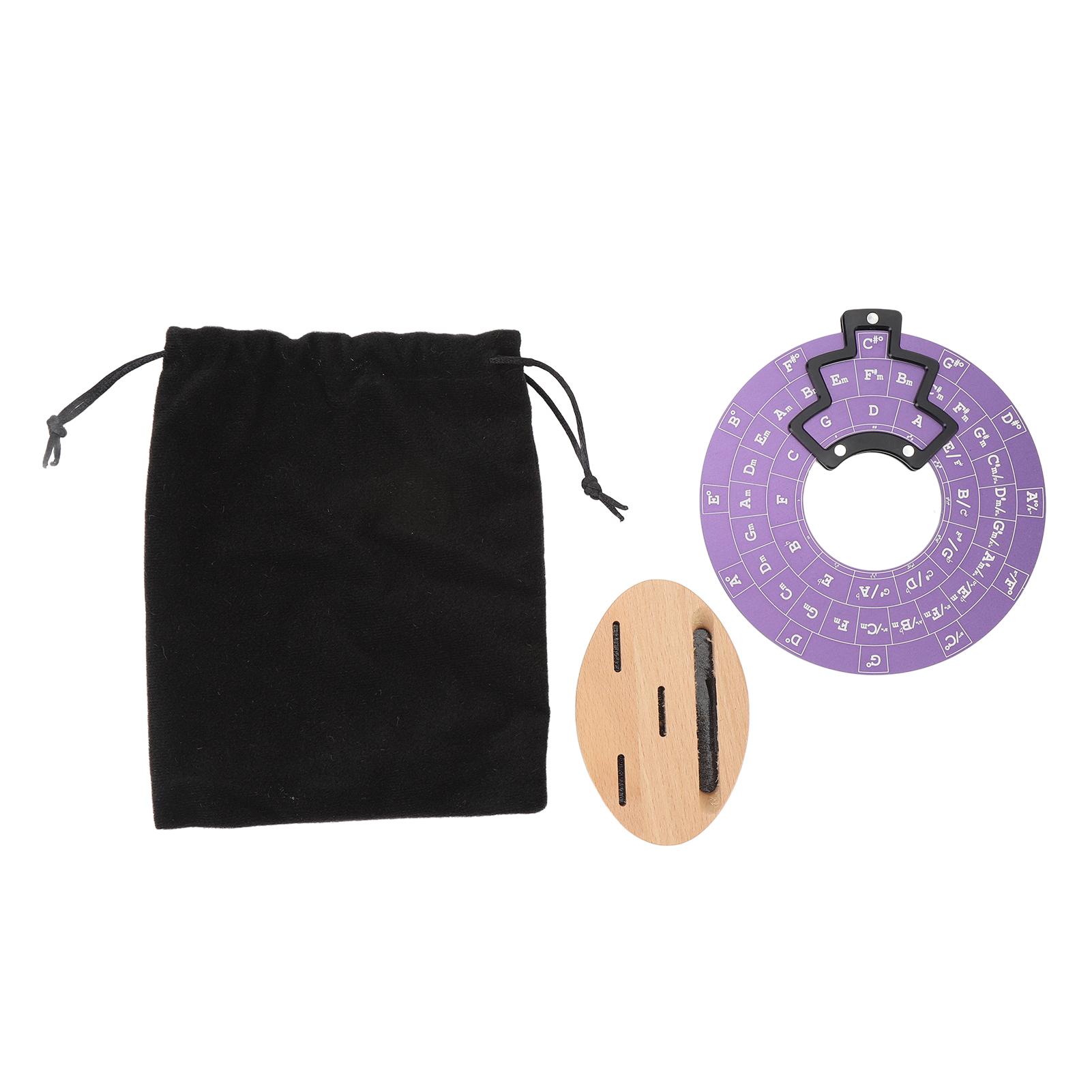 

Circle of Fifths Wheel Music Theory Disc Accessories Melody Tool Metal for Guitar Bass Piano фиолетовый