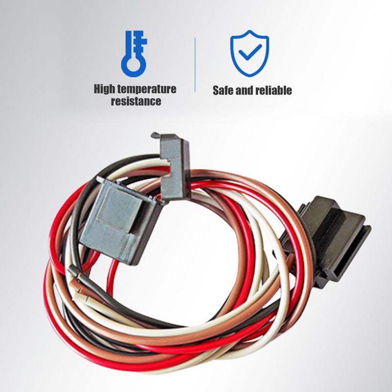 Automotive Electric Fan Relay Kit Double Electric Fan Wiring Kit 12V40A Waterproof Accessories With Temperature Sensor For Rainy