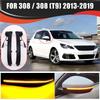 Modern Styling LED Sequential Turn Signal Indicator For 308 T9 SW II Mk2 Dynamic Side Wing Mirror Blinker Lamps