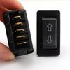 Electric Car Window Lifter Switch Button 5 Pin 12V 20A Universal Auto Power Control Master Red/Blue LED Light Interior Accessory