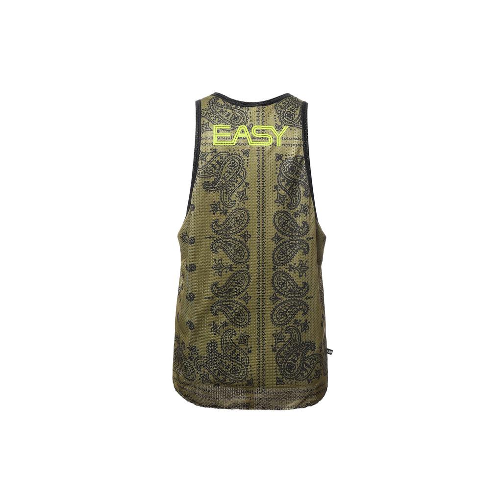 Nike Dri-Fit Breathable Cashew Flower Sleeveless Vest Men Tops Atomic-Green DH7372-378