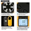 Mini Design Wind Speed Meter LCD Backlight Display Temperature Tester  Outdoor Use