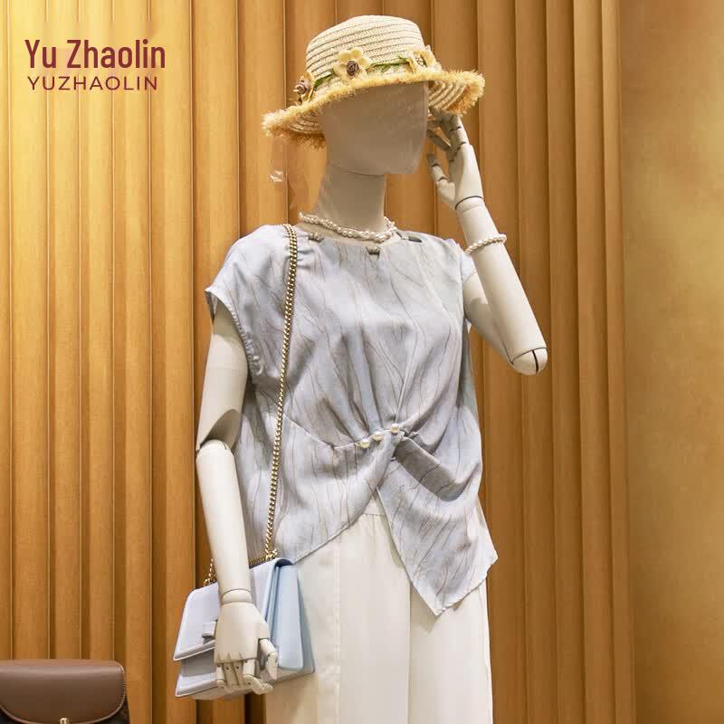 YUZHAOLIN Women s Stylish Summer Two-Piece Set XL