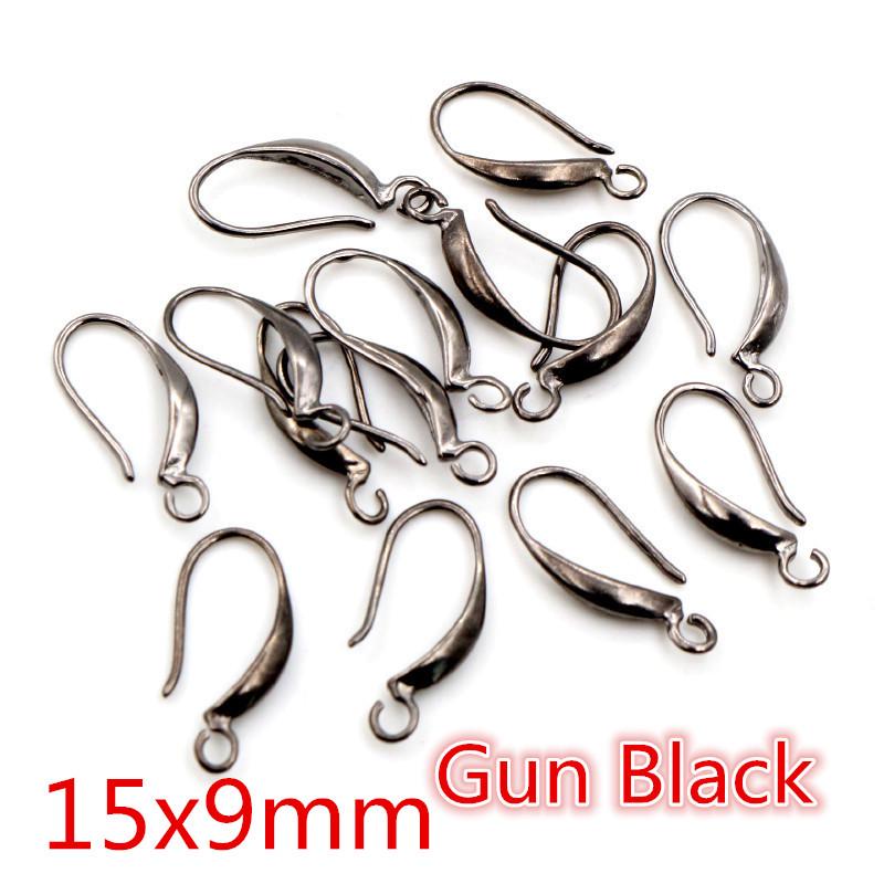 20 Stück reine Kupfer plattierte Ohrhaken für DIY Schmuck, Ohrringe & Bastelarbeiten