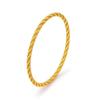 New Vietnamese ancient woven twist gold-plated niche bracelet Guochao Guojin retro will not fade for a long time