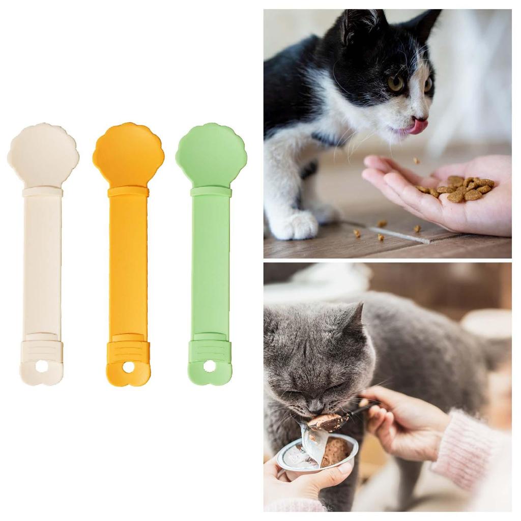 Cat Strip Squeeze Spoon Portable Multi Use Lickable Cat Treats Scoop Cat Feeding Spoon Pet Snack Feeding Pet Food Spoons