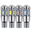 2Pcs Super Brigh T10 W5W 168 192 Led Tail Light White 3030 10SMD 12V Car Led Auto Lamp CANBUS NO Error Car Marker Parking Bulb