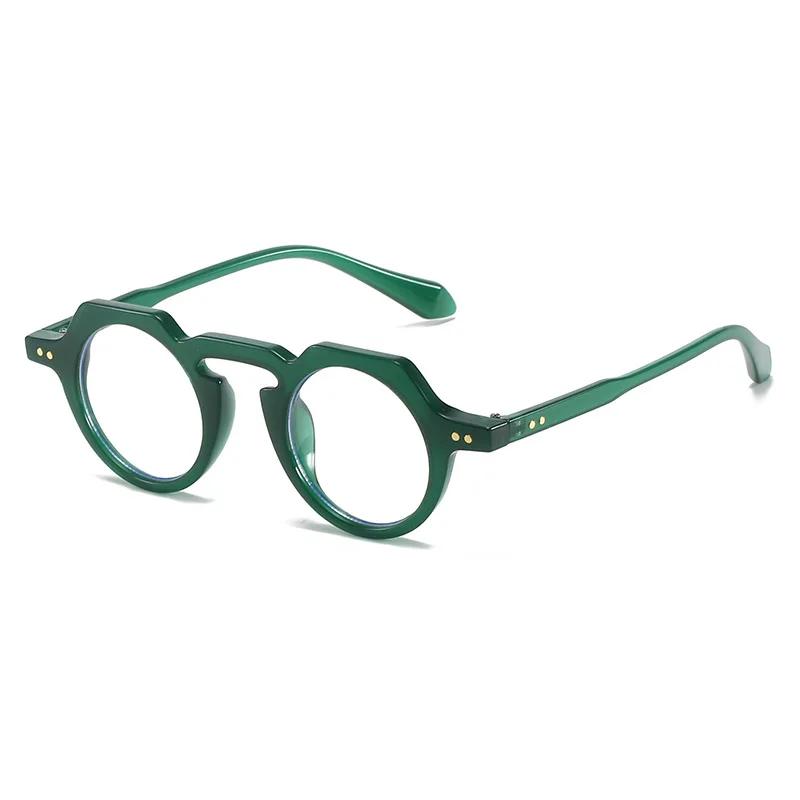 

New Round Small Frame Luxury Brand Designer Sunglasses Women For Men Fashion Vintage Popular Sun Glasses Punk Rivet Shades Uv400