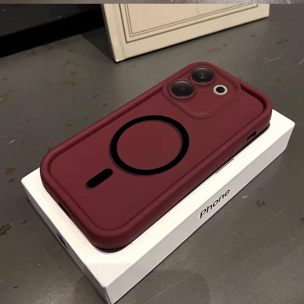 Morandi Color Soft TPU Case for Xiaomi Redmi Note 17 Pro Max 5G Iron Ring For Magnetic Accessories Shockproof Cover