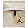 Jordan Monogram Polyester Backpack Small Women's Sail White & Gold & Red IV4748-133