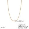 CARLIDANA Initial Stainless Steel Women Gold Plated Bubble Balloon Letter Personalized Round Snake Chain Chunky Necklace