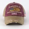 1pc USA 250th Anniversary Commemorative Baseball Caps for Men Adjustable Retro Washed with Sun Protection for Parties,daily Wear