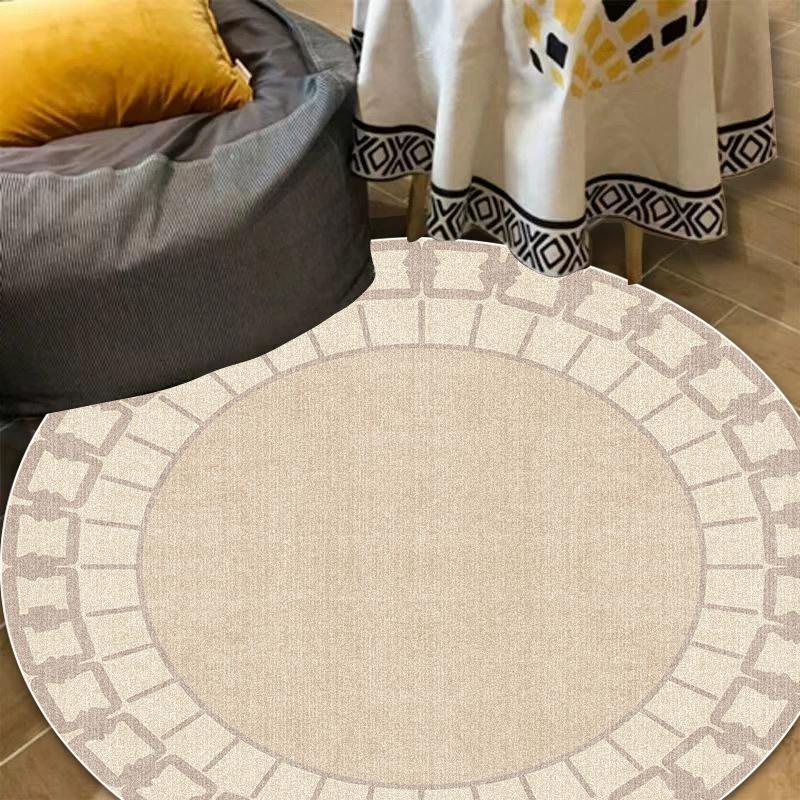Bohemian Round Carpets Washable Non-Slip Indoor Floor Mat Living Room Decoration Sofa Bedroom Lounge Chair Mats Home Decor Rugs