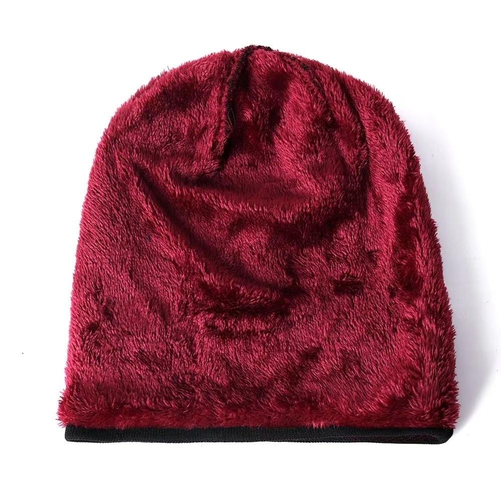 Thick Knit Warm Winter Hat Unisex Outdoor Sports Hat Simple Thick Knitted Hat Winter Activities