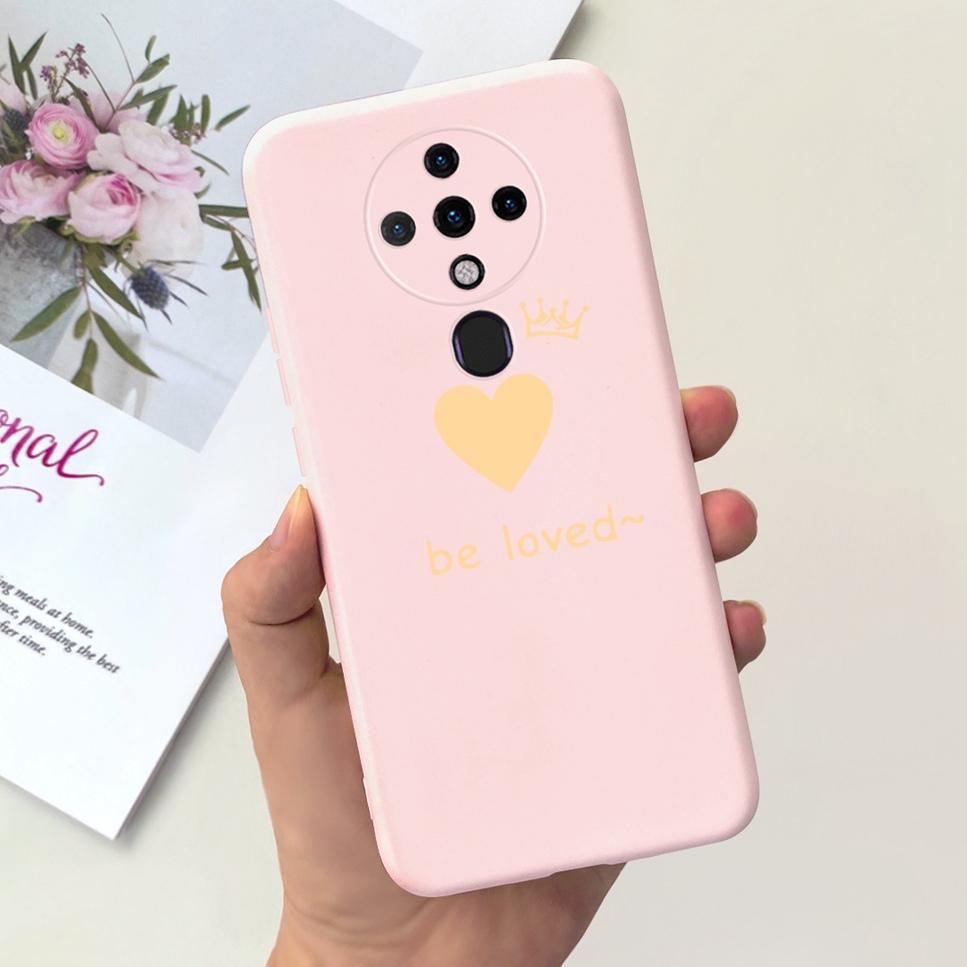 New For Tecno Spark 6 Case Space Astronaut Dinosaur Soft Silicone Black Pink Cover For Tecno Spark6 KE7 Bumper Phone Case Funda