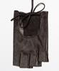 MASSIMO DUTTI Biker Style Fur Leather Gloves