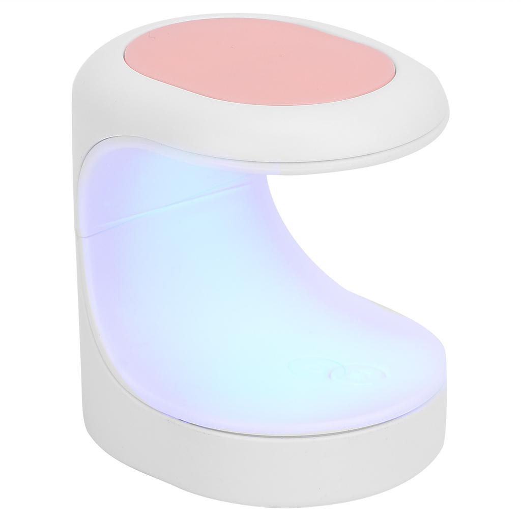 16W Mini Gel Polish Dryer USB Charging LED Dual Light Sources Nail Curing MachinePink