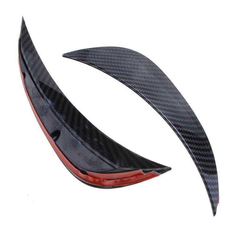 2* For Mercedes Benz W205 C-Class Carbon Fiber Front Bumper Air Vent Cover 15~18