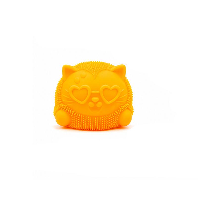 Needoh's explosive kitten pinch fun, desktop decorative stress relief toy, suitable for people who are stressed