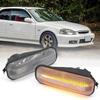 2pcs Accessories Side Marker Lamp For 96-01 Honda Civic EK EJ CR-V RD IP67 Waterproof Amber LED Front Fender Side Marker Light