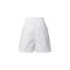 Adidas Solid Stripe Sports Casual Shorts Women Bottoms White HT6893