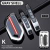 5/6/7/8/9 Buttons Zinc Alloy+Silicone Car Key Case Cover Protective Shell Fob for Kia Ka4 Car Keychain Interior Accessories