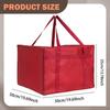 Catering Bag Food Insulated Removable Base Made of Sturdy Non-woven for Delivery Service Outdoor