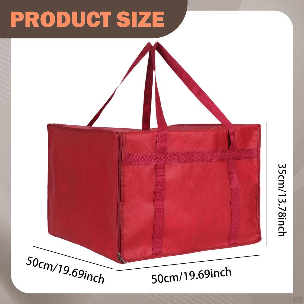 Catering Bag Food Insulated Removable Base Made of Sturdy Non-woven for Delivery Service Outdoor