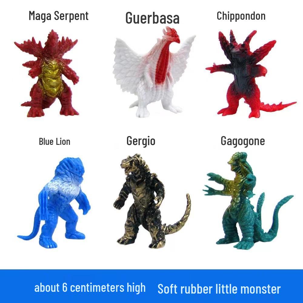 

Мягкий винил Монстр Мага Орочи и Ховоборос с игрушкой Горгон Зепандон 6cm_Little Monster Single