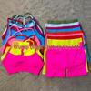 Dfyne Seamless Criss-Cross Nylon Sports Bra & Yoga Shorts Set