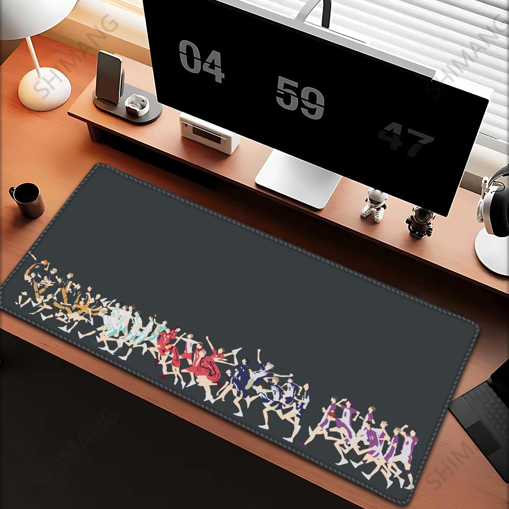 Mouse Pad Anime HD Haikyuu Large Rubber Rugs PC Game Table Mat Laptop Desk Pad XL Nonslip Computer Keyboard Office Desktop Mats