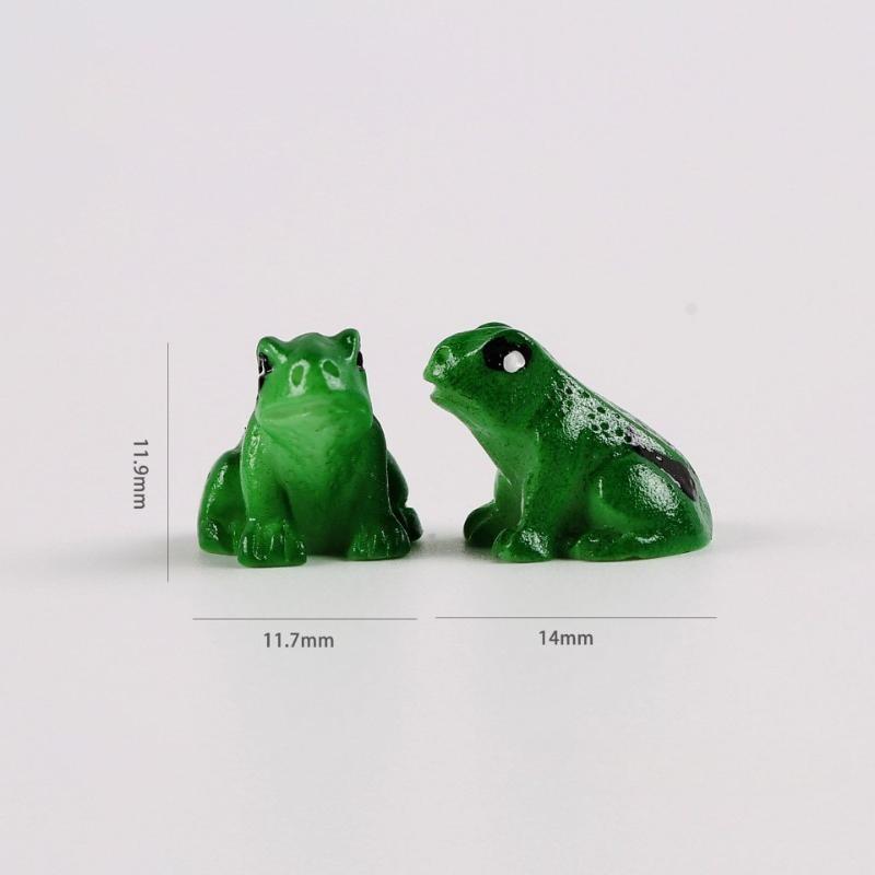 10/20Pcs MiniFrog Statue,animal Model,fairy Tale Garden Micro Landscape,resin Crafts,home Decoration Accessories,party Decoratio