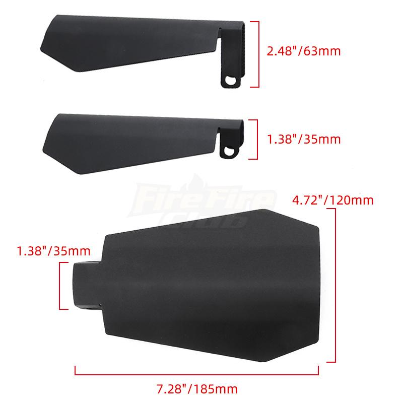 Mattschwarzer Motorrad Linker Rechter Handschutz für Harley Dyna Low Rider Sportster XL 48 Softail Schutzabdeckung Schattierung Handschutz