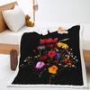Morning Flower Set 2D Digital Printing Thickened Lamb Fleece Crystal Fleece Blanket One Piece