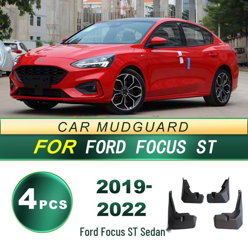 

Ford Focus ST Sedan (2019-2022) Soft Rubber Tire Mud Flaps - Modified Mud Guards