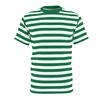 T-shirt Classica a Strisce alla Moda per Uomo Donna Personalità Colore a Contrasto Girocollo T-shirt Molteplici Opzioni di Colore Tee
