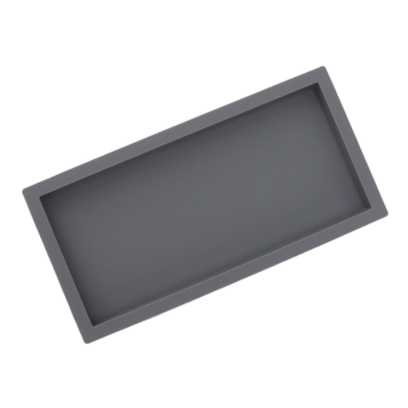 

Silicone Storage Tray Shatterproof Key Finger Countertop Sink Vanity Soap Dispenser Tray for Bathroom