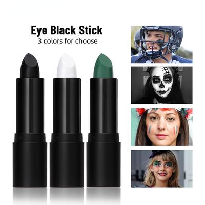 Oční BlackMakeup Pen Dětská párty Černá Zelená Bílá Bezpečná Lehká Halloween Party Sportovní Vodotěsné Černé oči Krém na obličej Body Paint