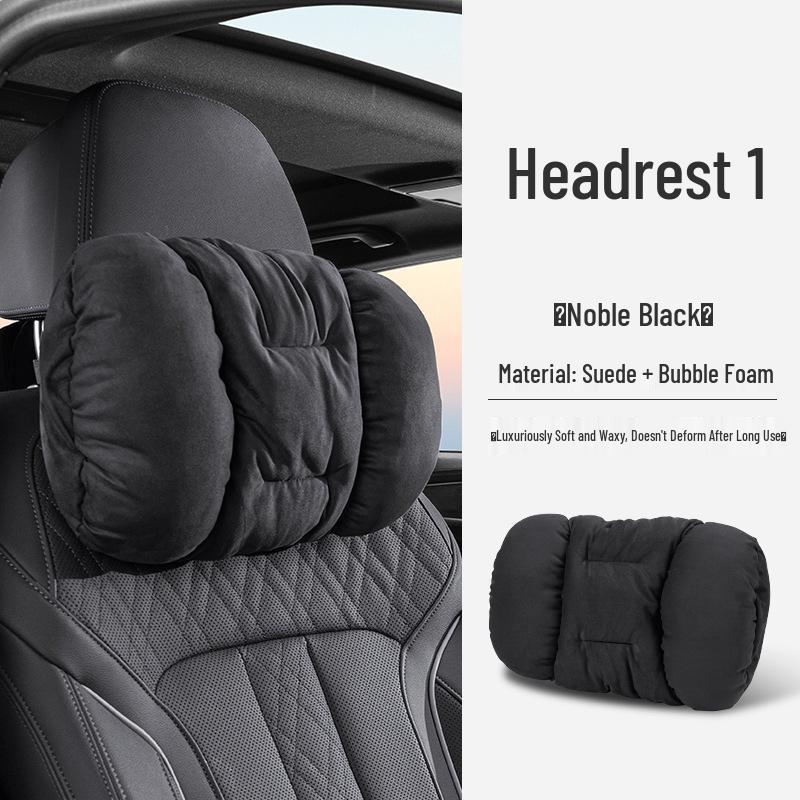 Car Headrest Neck & Lumbar Support Pillow - Universal Four Seasons Cushion for Cervical Spine