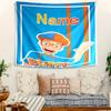 Personalized Blippi Background Tapestry,Custom Name Birthday Party,Multifunctional Wall Decoration for Home Decor,Various Occasions