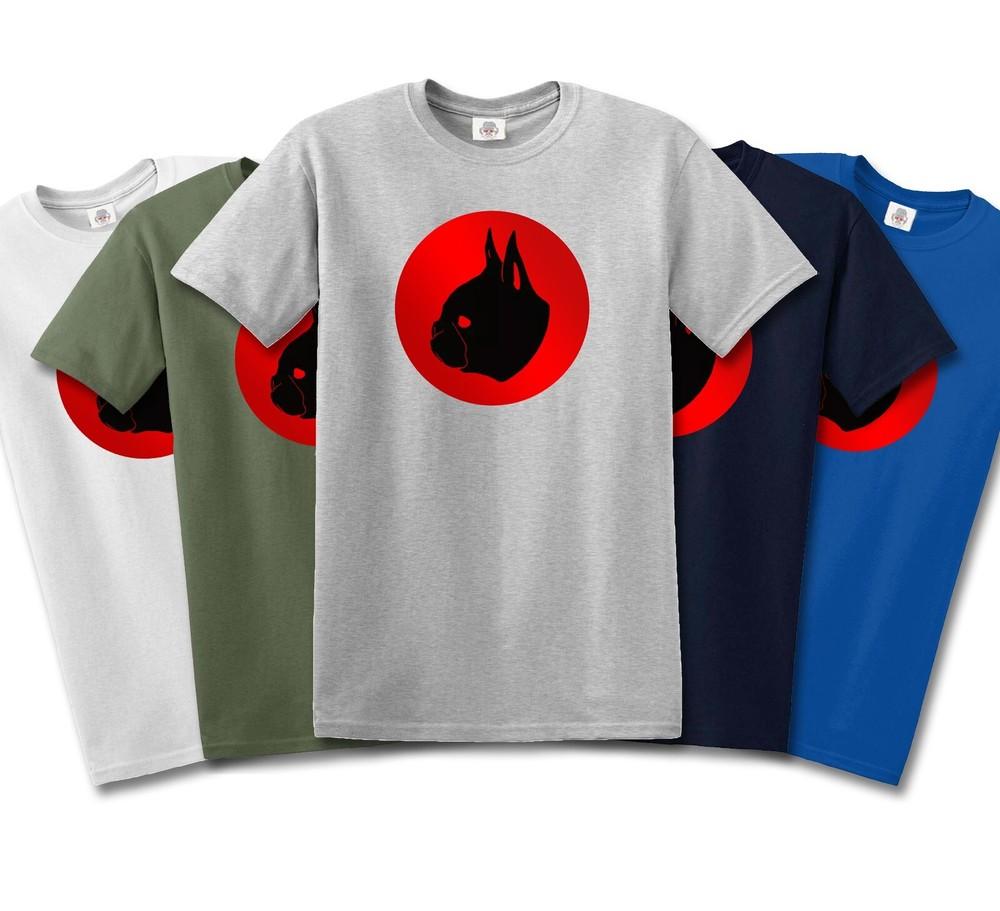 

Boston Terrier Dog Men s T-shirt Retro Thundercats Cartoon Style 3XL