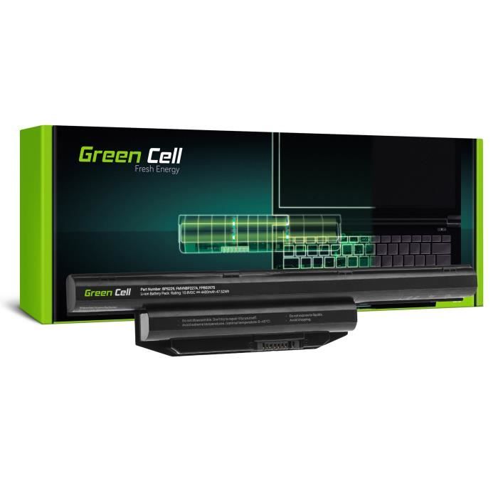 Green Cell Batterie FPCBP416 FPCBP405 FPCBP429 FPCBP434 pour Fujitsu LifeBook E733 E734 E736 E743 E744 E746 E753 E754 E756 A357 A514