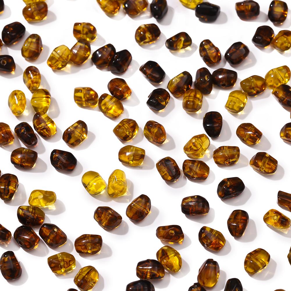 20pcs Colored Acrylic Imitation Stone Beads Irregular Shaped Spacer Beads for DIY Necklace Bracelet Jewelry Making Supplies