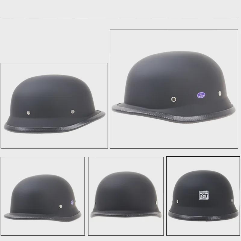 ZR-307 WWII German Style Half Motorcycle Helmet for Outdoor Riding