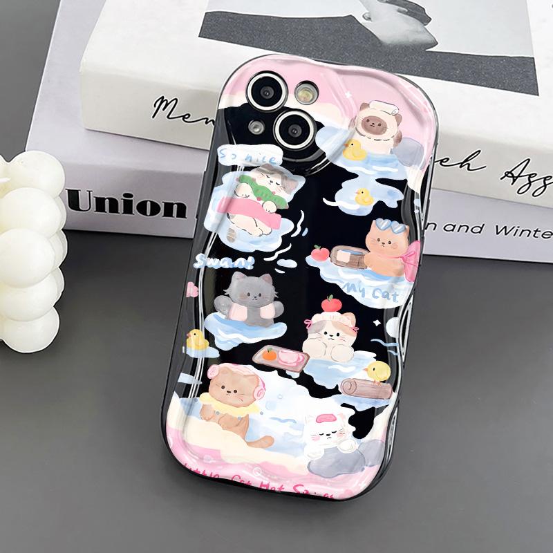 Чехол для телефона iPhone 11 13 12 14 15 16 XR XS Pro Max 7 8 Plus Samsung A55 A15 Redmi note 13 12 OPPO A18 A16 Vivo Y17S V27 Honor 9 10 Infinix 40 30