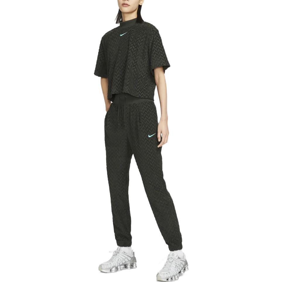Nike Casual Pants Women's Black Moderate Cuffed Pants DR2179-355